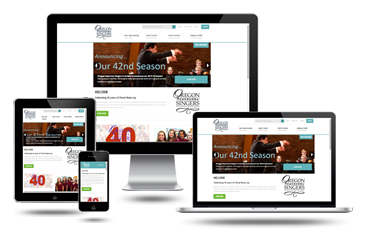 Portland Web Design Oregon Repertory Singers Responsive Website Design