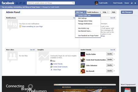 Facebook Business Page Edit Information