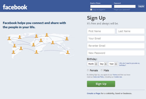Facebook Account Setup Welcome